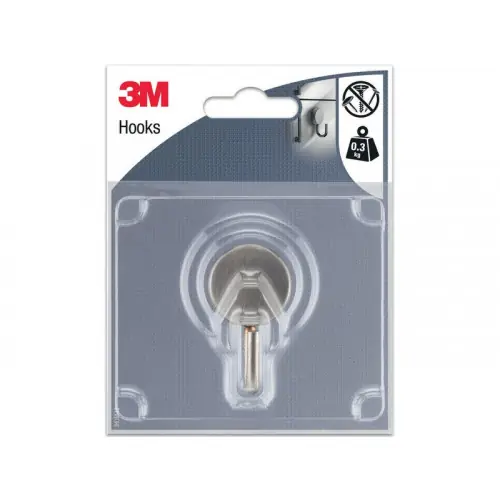 Offre Du Jour Crochet À Suspendre Réutilisable Permanent, Gris - 3M