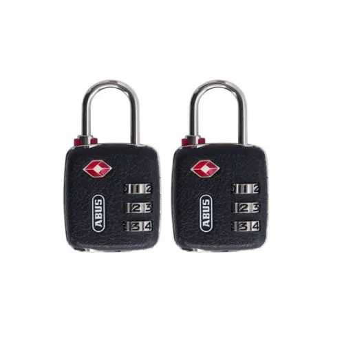 Dernière Chance 2 Cadenas Combinaison 146-30mm TSA Noir Blister – ABUS
