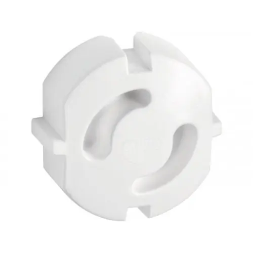 Usine Directe Lot de 6 caches-prises, ABUS, blanc – ABUS