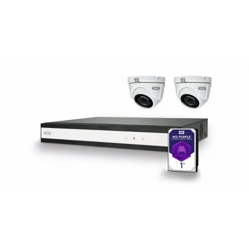 Meilleur Choix Set pour camera de surveillance 6 canaux + 2 cameras Dome - ABUS