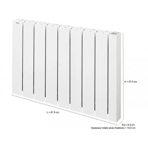 Radiateur électrique connecté à inertie fluide 1500 W Alcantara – ACOVA Commander Vite