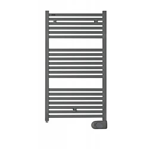 Sèche-serviettes électrique – Tweed gris anthracite – 500 W – 96,8 x 50 cm – Inertie fluide – ACOVA Haute Qualité