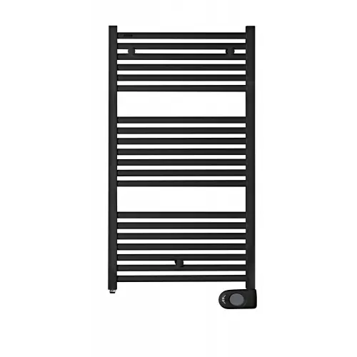 Sèche-serviettes électrique – Tweed noir – 500 W – 96,8 x 50 cm – Inertie fluide – ACOVA Prix Choc