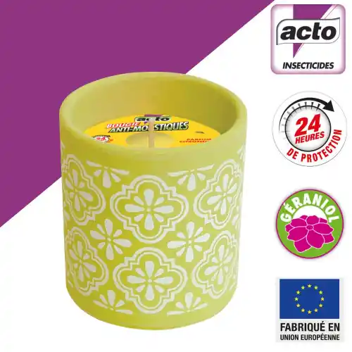 Affaire À Saisir Bougie anti-moustiques décorative à la citronnelle – ACTO