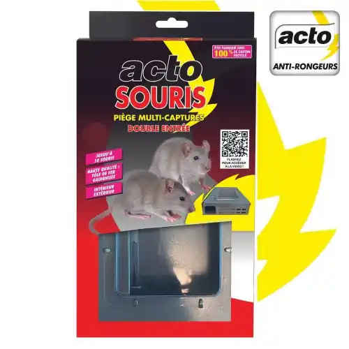 Piège à souris multi-captures, jusqu?à 10 souris – ACTO Prix Bas