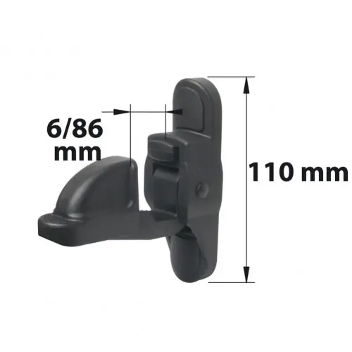 Arrêt automatique composite plastifié, H.110 x L.32 x P.155 mm – AFBAT Commande En Gros