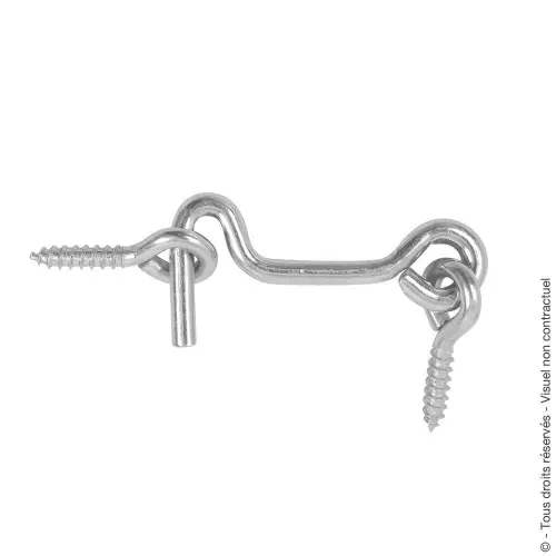Crochet Fil À Visser Avec Piton, Afbat En Inox Dia. 4.5 X Lo.100 Mm - AFBAT Solde