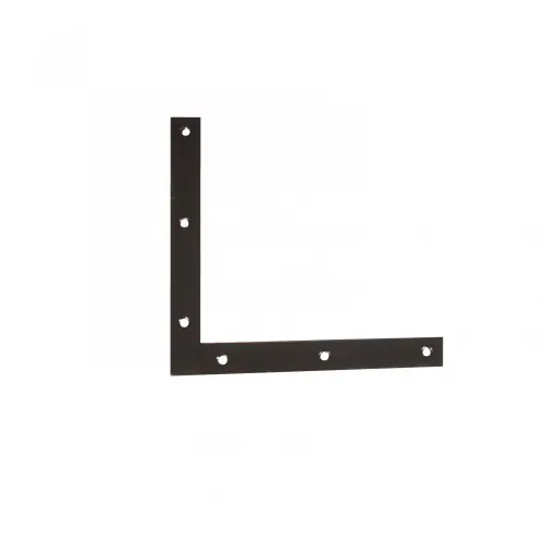 Meilleur Choix Equerre découpée acier prépeint, H.220 x L.220 x P.4 mm - AFBAT