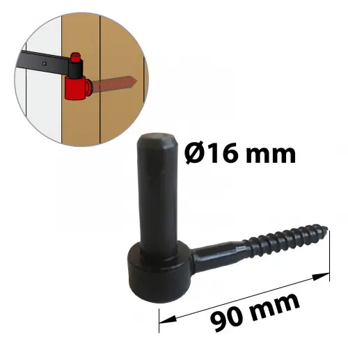 Gond acier prépeint, H.70x Diam.16 mm - AFBAT Expédition Rapide