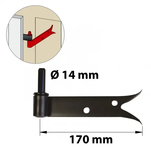 Achetez Aujourd&rsquo;hui Gond tableau acier prépeint, H.80x Diam.14 mm – AFBAT