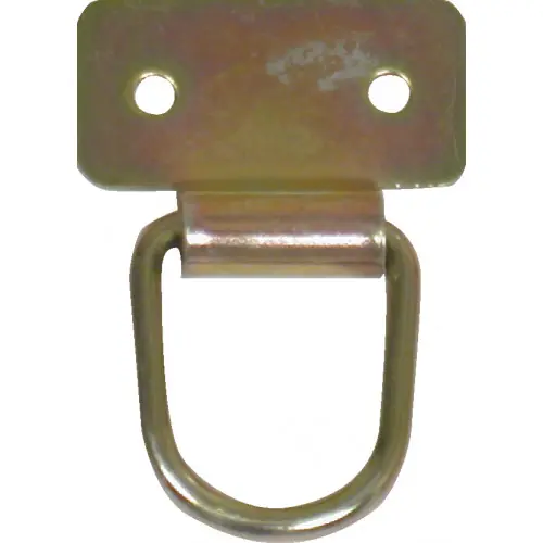 Retour Gratuit Lot de 2 anneaux de tirage acier zingué, H.60 x L.40 x P.12 mm - AFBAT