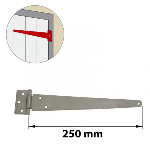Penture anglaise inox brossé, H.65 x L.290 x P.10 mm – AFBAT Acheter Direct