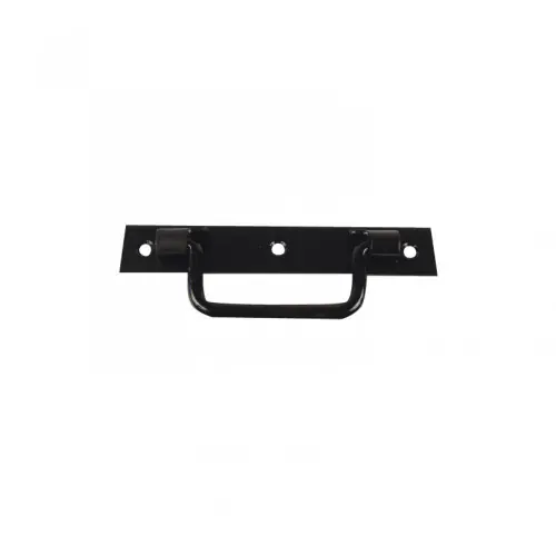 Poignée sur platine acier prépeint, H.25 x L.160 x P.10 mm - AFBAT Petit Prix