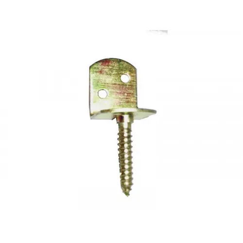 Équerre Pour Clôture Bois Avec Vis D1.5 Acier Zingué Blanc - AFBAT Acheter Direct
