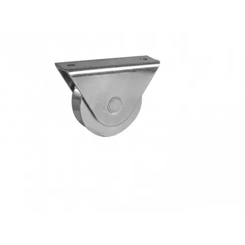 Petit Prix Roue à support extérieur acier zingué, H.85 x L.120 x P.35 mm – AFBAT