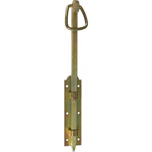 Solde Verrou de barrière acier zingué, H.40 x L.5 x P.3 mm - AFBAT
