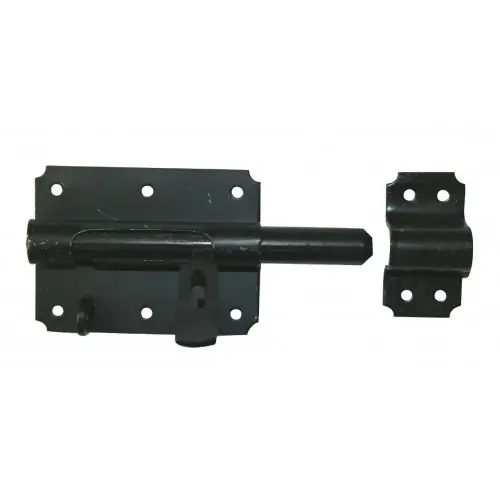 Offre Spéciale Verrou de box porte cadenas acier prépeint, H.70 x L.120 x P.20 mm - AFBAT