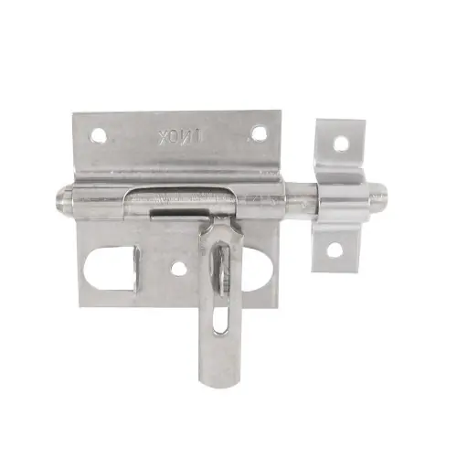 Verrou De Box Porte Cadenas + Gâche Dia. 10 Mm Afbat, Acier Inox Brossé Gris – AFBAT Commander Maintenant
