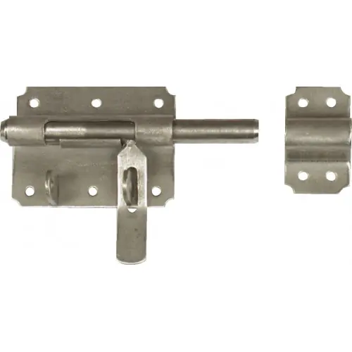 Verrou verrou de box à cadenas ø14 mm AFBAT, acier inox brossé – AFBAT Prix Promo