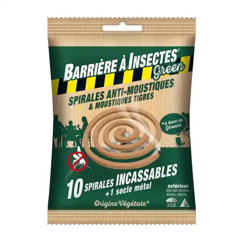 Lot de 10 spirales anti-moustiques – Algoflash Livraison Express