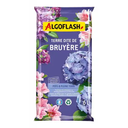 Meilleur Choix Terre de bruyére, ALGOFLASH, 6 litres – Algoflash