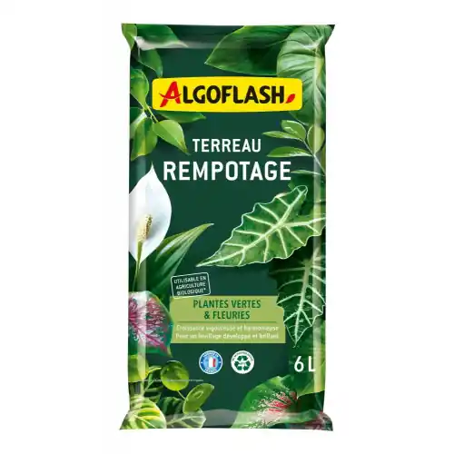 Terreau de rempotage ALGOFLASH 6L – Algoflash Marque