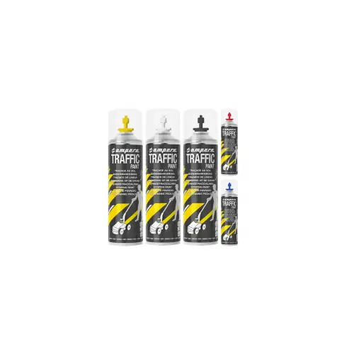 Peinture de tracage semi permanent Bleu 650 / 500 ml – AMPERE Haute Qualité