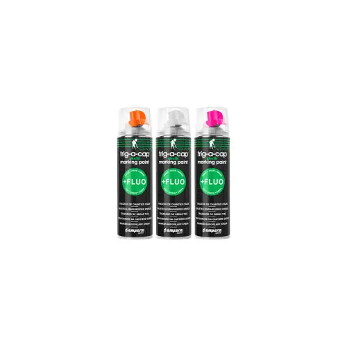Promotion Traceur craie fluo ephemere Blanc 650 / 500 ml – AMPERE