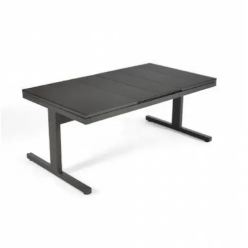 Prix Réduit Table de jardin de repas ARCANE Sunrise rectangulaire anthracite de 6 à 10 perso – ARCANE