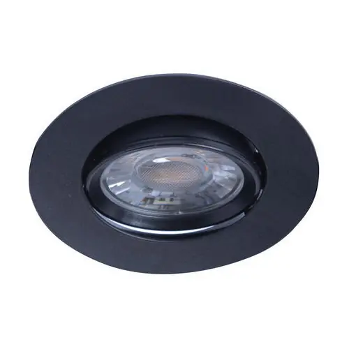 Spot encastré Iris led orientable, CCT, dimmable, 550 lumens rond noir ARIC – ARIC Remise