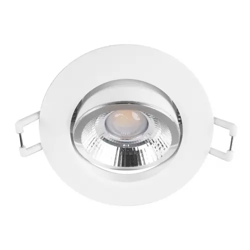 Spot encastré led orientable, CCT dimmable, 560 lumens, rond blanc ARIC – ARIC Vente Directe