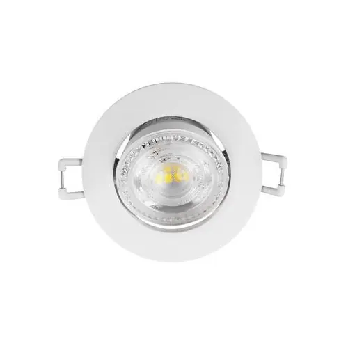 Spot encastré Thea led orientable classe A 4000K 520 lumens IP44 rond blanc ARIC - ARIC Dernier Modèle