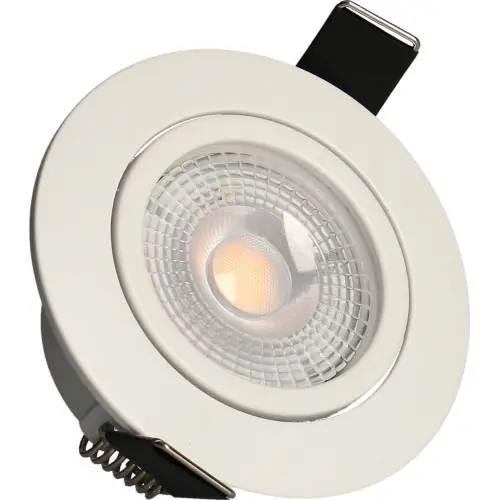 Authentique Lot 3 Spots blanc encastrables Orientables RUBY Module Gradable 5W 420lm Blanc Neutre – Arlux Lighting