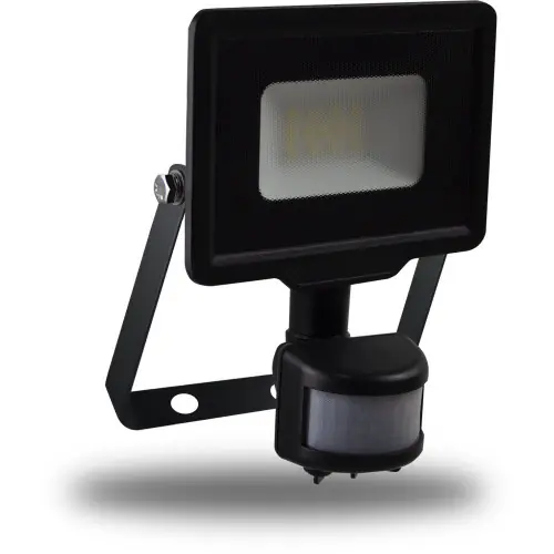 Prix Choc Projecteur Mural KREON 10W 850lm – Detecteur de Mouvement – Noir – Arlux Lighting
