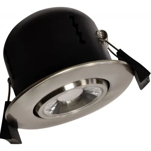 Meilleur Choix Spot encastrable acier Salle de Bain Luma 7W 600lm Blanc Neutre - Arlux Lighting