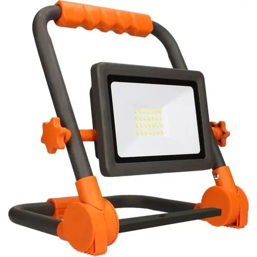 Projecteur portable LED, 12000 lumens,, 100 W, Anthracite/Orange ARLUX – ARLUX Livraison Express