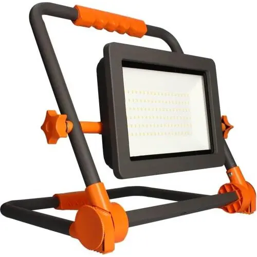 Projecteur portable LED, 6000 lumens,, 50 W, Anthracite/Orange ARLUX – ARLUX Nouvelle Collection