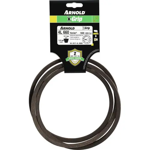 Courroie trapézoïdale X-Grip V de type 4L660 - Arnold Achetez Aujourd'hui