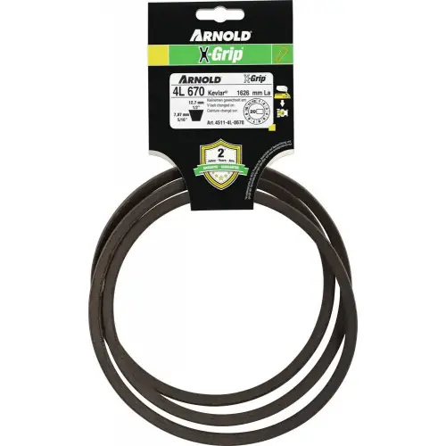Courroie trapézoïdale X-Grip V de type 4L670 – Arnold Acheter Direct