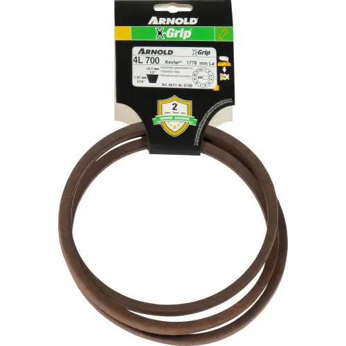 Courroie trapézoïdale X-Grip V de type 4L700 – Arnold Produit De Marque