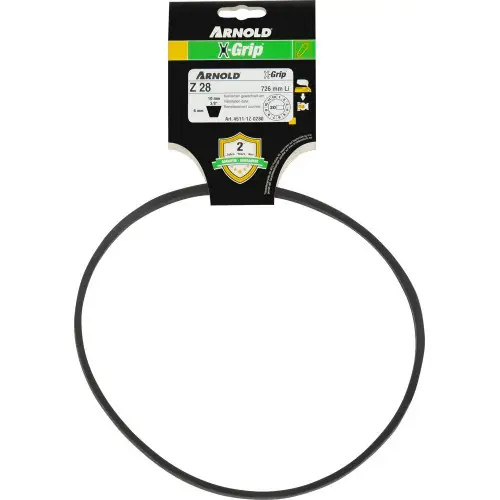 Courroie trapézoïdale X-Grip V de type Z 28 - Arnold Nouveauté