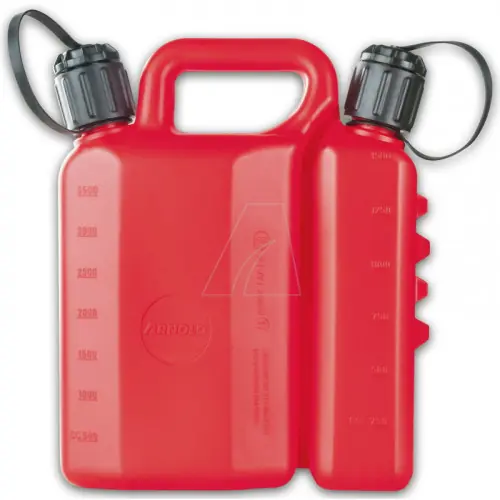 Vente Directe Jerrican double avec goulotte souple et goulotte rigide 3 + 1,5 l - Arnold