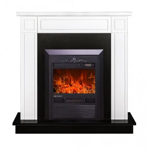 Cheminée électrique – Adam & Cristina blanc – 2000 W – flamme orange + timer – ArtFlame Seulement Aujourd&rsquo;hui