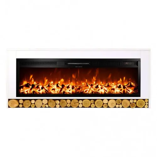 Cheminée électrique - Rio & Tanzania - 1500W - décor bois - ArtFlame Nouvel Arrivage