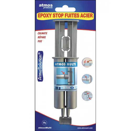 Soudure à froid, spécial acier, 200 g, ATMOS – ATMOS Promotion Saisonnière
