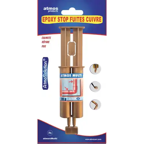 Authentique Soudure à froid, spécial cuivre, 200 g, ATMOS – ATMOS