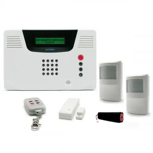 Kit Alarme multizones sans fil avec transmetteur téléphonique intégré - Avidsen Réduction