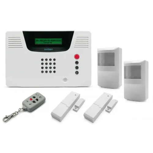 Acheter Direct Kit alarme multizones sans fil avec transmetteur téléphonique intégré – Avidsen