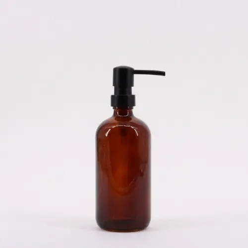 Acheter Direct Distributeur de savon en verre Ambre, marron – AZAO