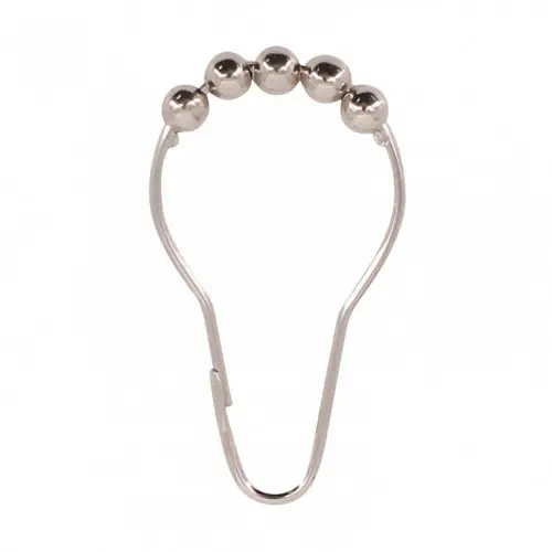 Lot de 12 anneaux de douche L. 7.5 cm, SENSEA chrome – AZAO Remise